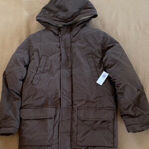 OLD NAVY Brown Hooded Winter Coat